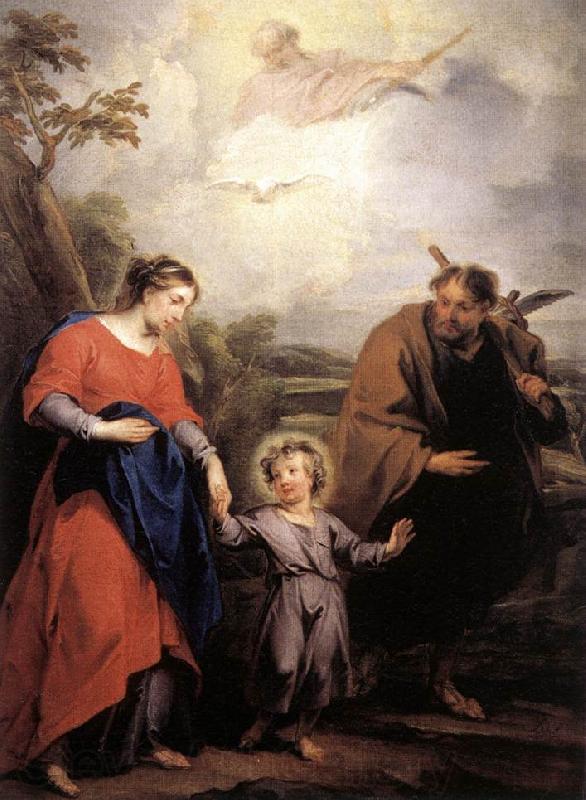 WIT, Jacob de Holy Family and Trinity Spain oil painting art